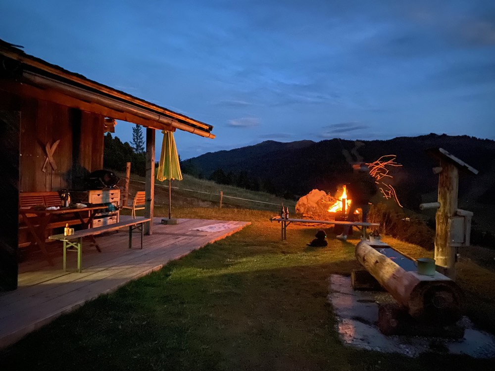Abend auf der Terrasse